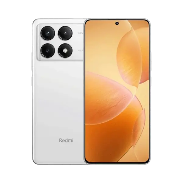 هاتف Redmi K70E باللون الأبيض